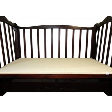 Матрас зима/лето кроватку (ткань лен) 60х120х5 см.