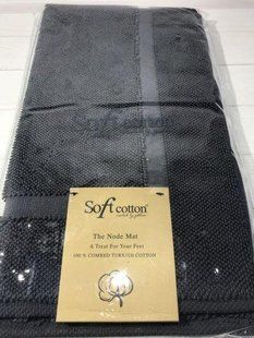 Коврик под ноги Soft cotton Node Черный