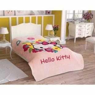Детский плед Tac 160 х 220 см. hello kitty2