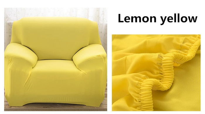 Чехол для кресла эластичный Homytex Желтый