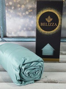 Sky 180х200см., сатиновая простыня на резинке Belizza