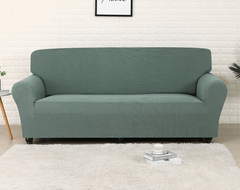 Набор чехлов на диван+2 кресла трикотаж жаккардовый Homytex Мята