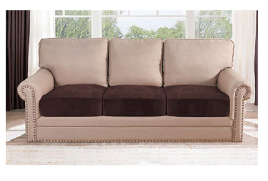 Чехлы на диванные подушки - сидушки Homytex 50*70 (50/70)+20см. Шоколадный