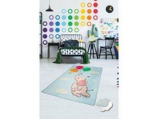 Ковер детский безворсовый Chilai Home 100 х 160 см. Balloons mavi