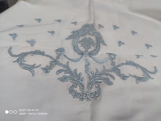 Элитное постельное белье с вышивкой PEPPER HOME pia mavi