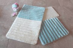Набір килимків для ванної 3 пр. ALESSIA soft mint