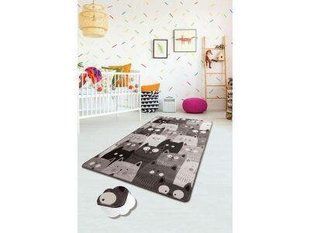 Ковер детский безворсовый Chilai Home 140 * 190 см. Cats gri