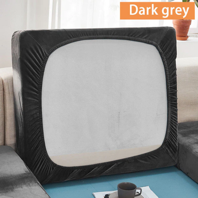 Чехлы на диванные подушки - сидушки Homytex Темно-серый 100*120 (50/70)+20см.